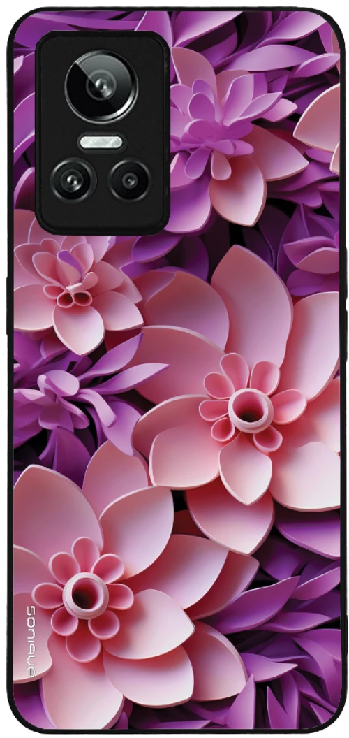 Θήκη Sonique 3D Flower Series για Realme GT Neo 3 5G Ροζ