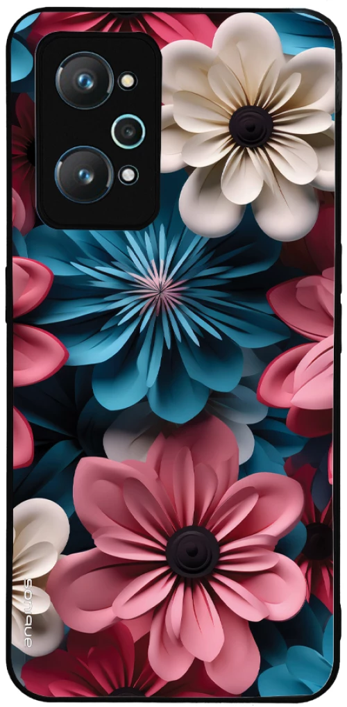Θήκη Sonique 3D Flower Series για Realme GT Neo 2 5G / Realme GT 2 5G / Realme GT Neo 3T 5G Ροζ 01