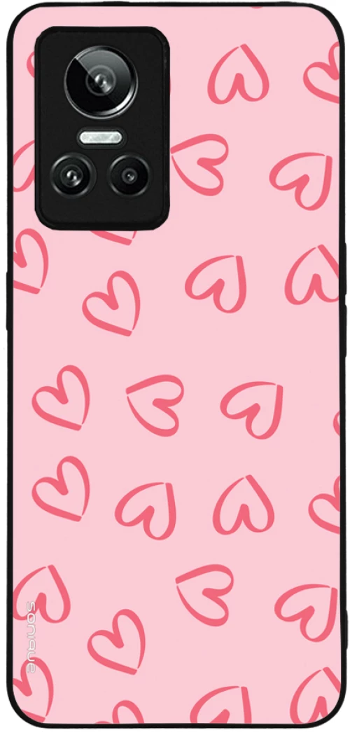 Θήκη Sonique Heart Series για Realme GT Neo 3 5G Ροζ