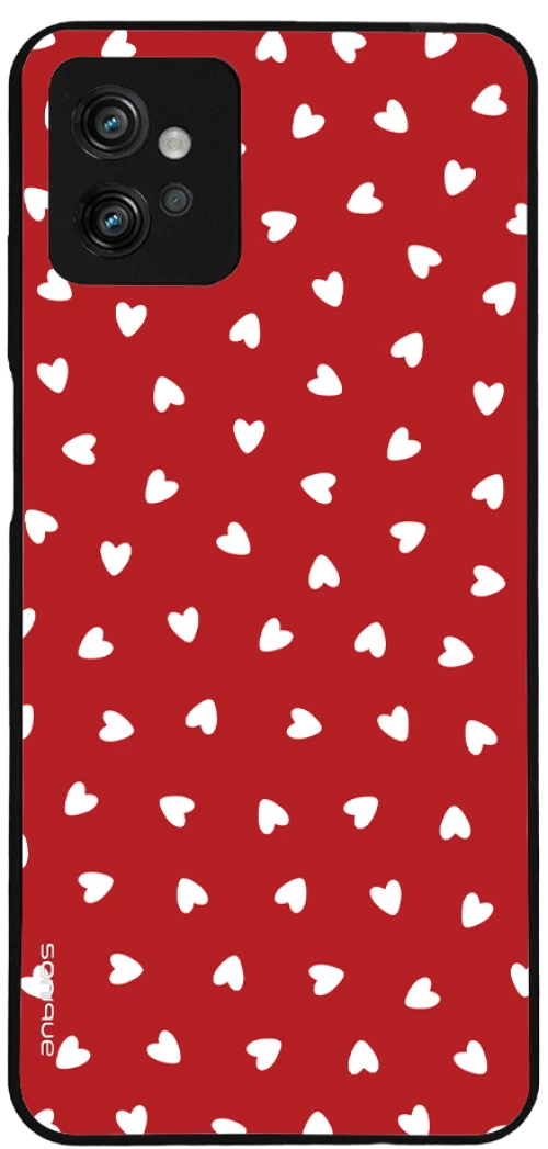 Θήκη Sonique Heart Series για Motorola Moto G32 Κόκκινο