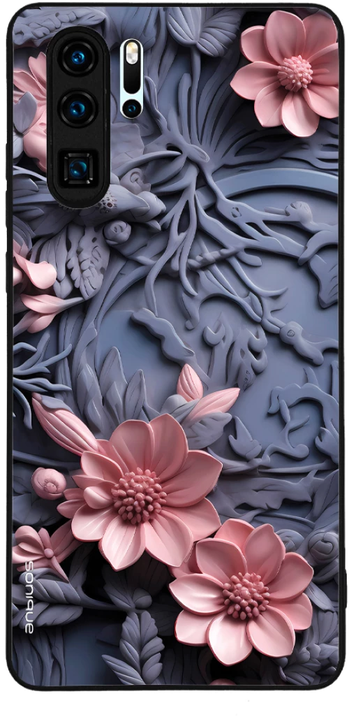 Θήκη Sonique 3D Flower Series για Huawei P30 Pro Ροζ 02