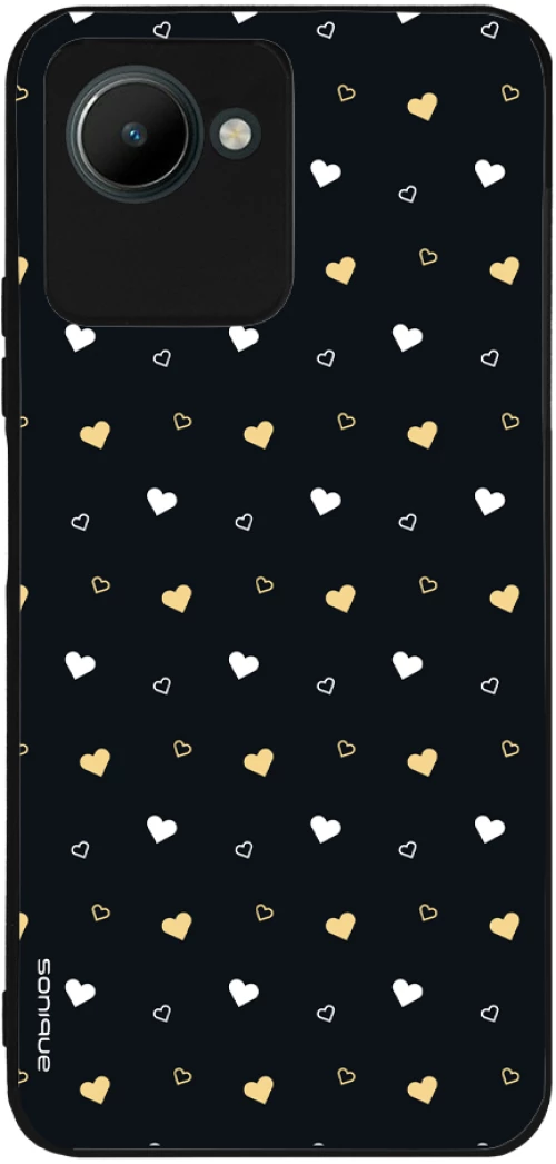 Θήκη Sonique Heart Series για Realme C30 Μαύρο 01