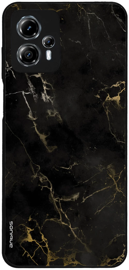 Θήκη Sonique Marble Series για Motorola Moto G13 4G / Moto G23 4G Μαύρο 01
