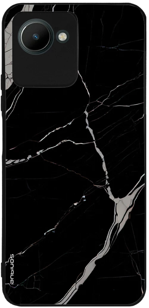 Θήκη Sonique Marble Series για Realme C30 Μαύρο