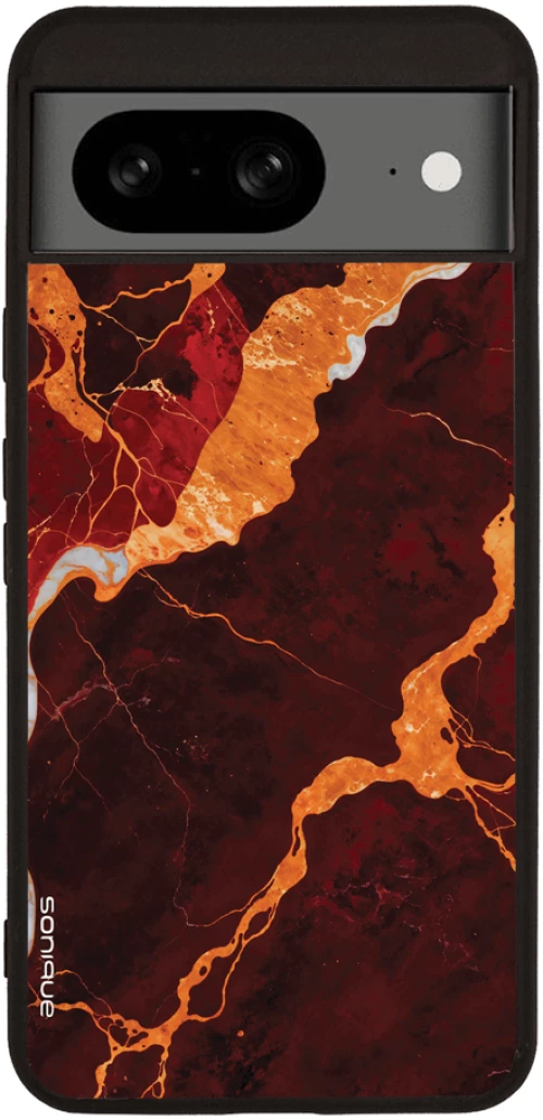 Θήκη Sonique Marble Series για Google Pixel 8 5G Κόκκινο