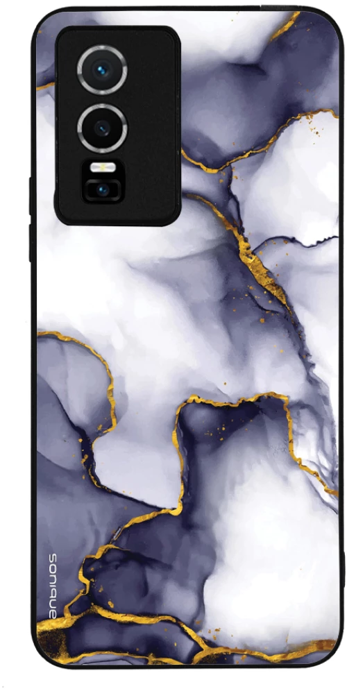 Θήκη Sonique Marble Series για VIVO Y74s / VIVO Y76 5G Μωβ Γκρι