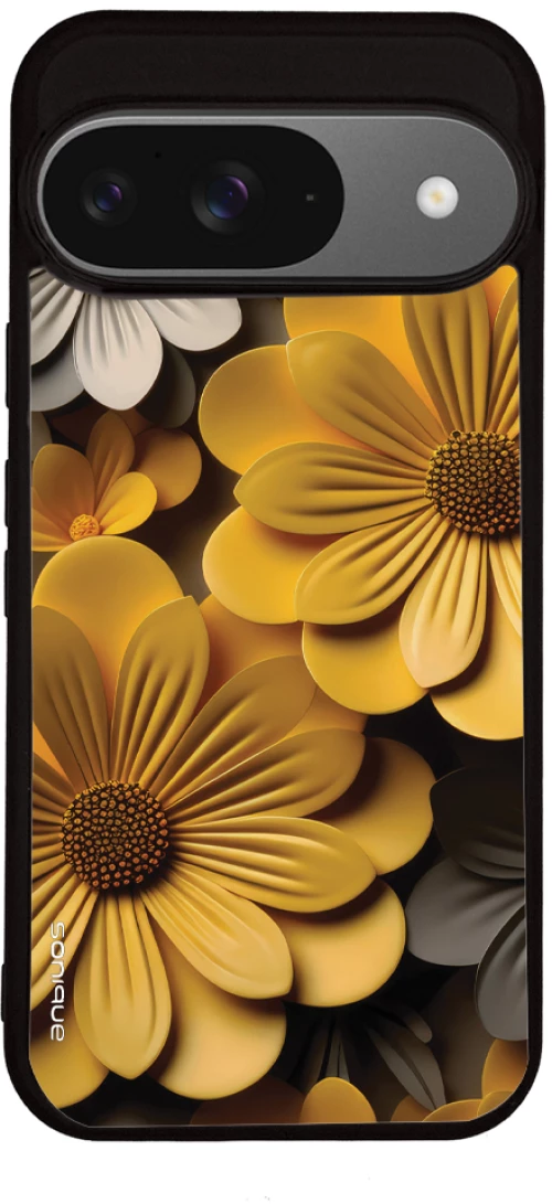 Θήκη Sonique 3D Flower Series για Google Pixel 9 5G Κίτρινο