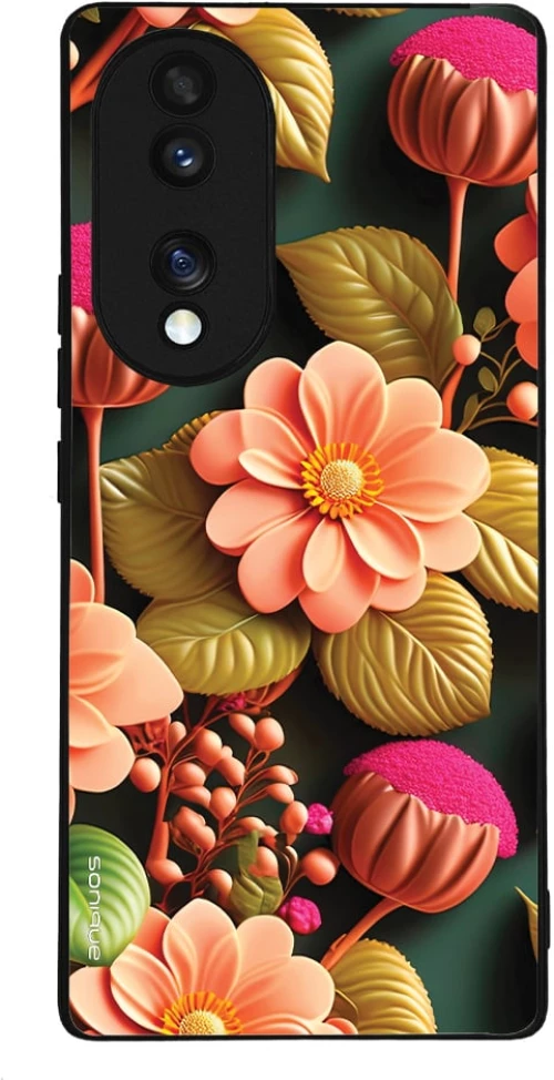 Θήκη Sonique 3D Flower Series για Honor 70 5G Σομόν