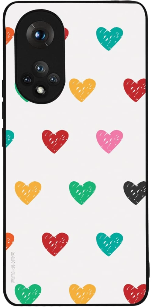 Θήκη Sonique Heart Series για Honor 50 5G / Nova 9 Λευκό 02