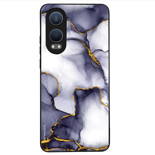 Θήκη Sonique Marble Series για OnePlus Nord CE 4 Lite 5G Μωβ Γκρι