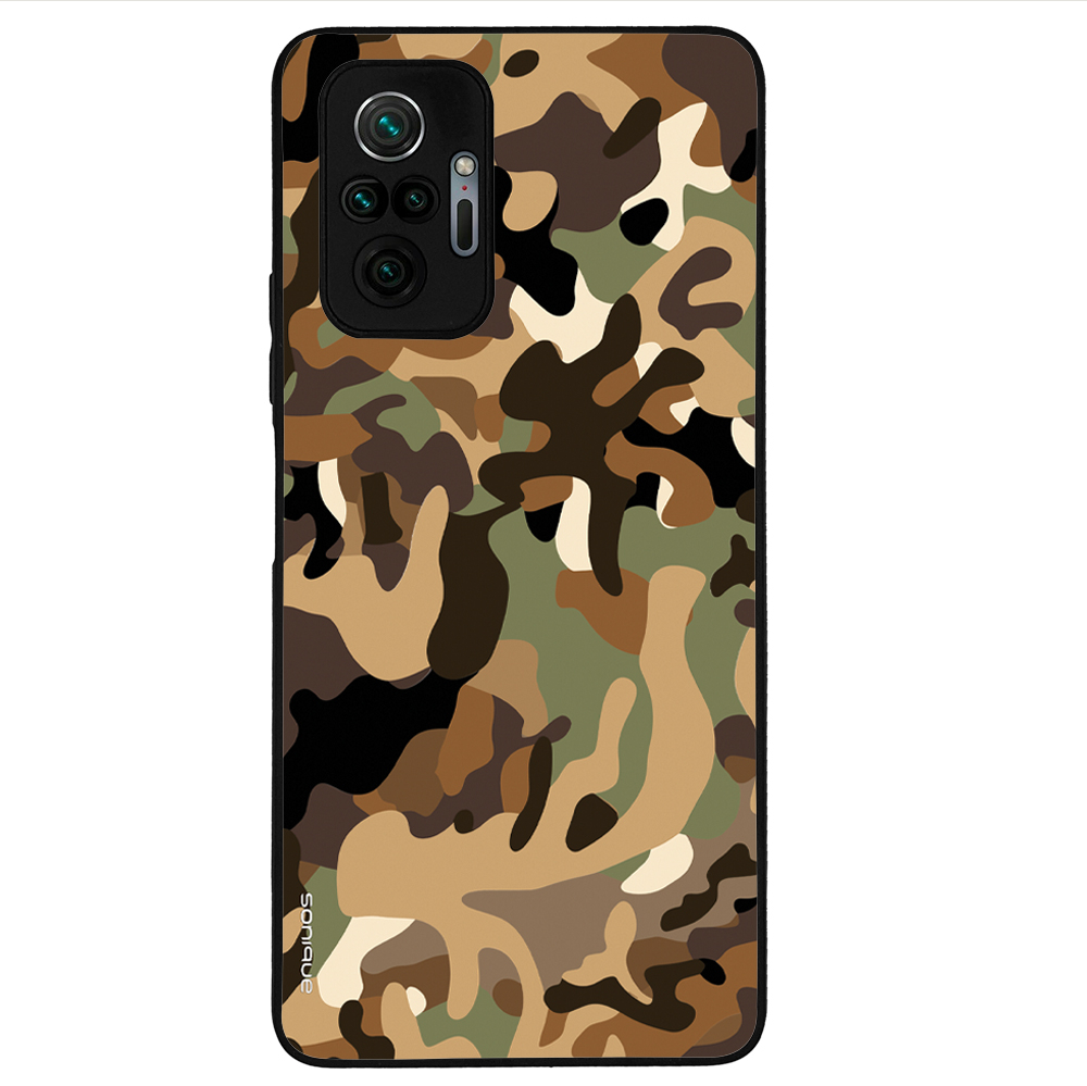 Θήκη Sonique Camouflage Army Series για Xiaomi Redmi Note 10 Pro Καφέ