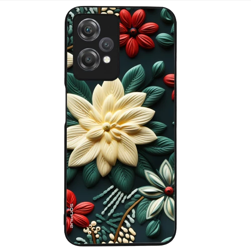 Θήκη Sonique 3D Flower Series για OnePlus Nord CE 2 Lite 5G Πράσινο