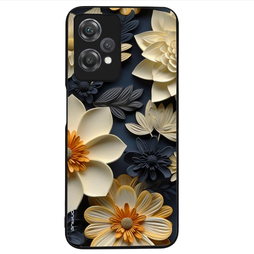 Θήκη Sonique 3D Flower Series για OnePlus Nord CE 2 Lite 5G Εκρού