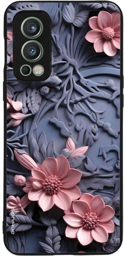 Θήκη Sonique 3D Flower Series για OnePlus Nord 2 5G Ροζ 02