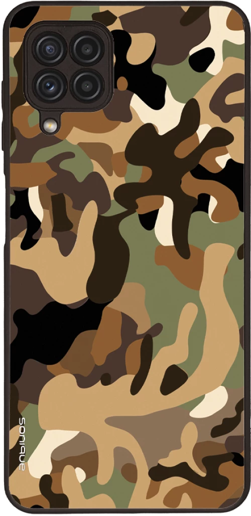 Θήκη Sonique Camouflage Army Series για Samsung Galaxy A22 4G / Galaxy M32 4G / Galaxy M22 4G Καφέ