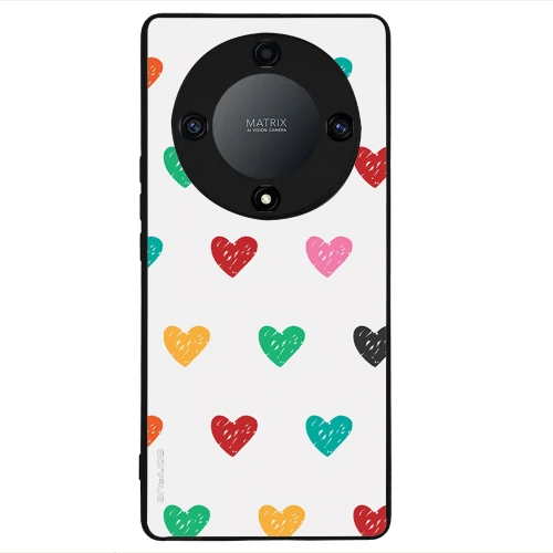 Θήκη Sonique Heart Series για Honor Magic5 Lite 5G Λευκό 02