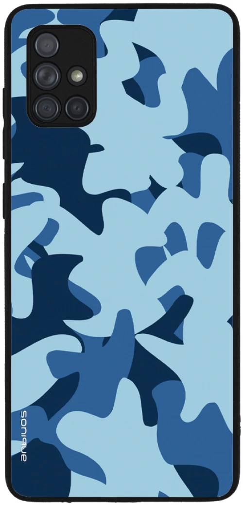Θήκη Sonique Camouflage Army Series για Samsung Galaxy A71 Μπλε