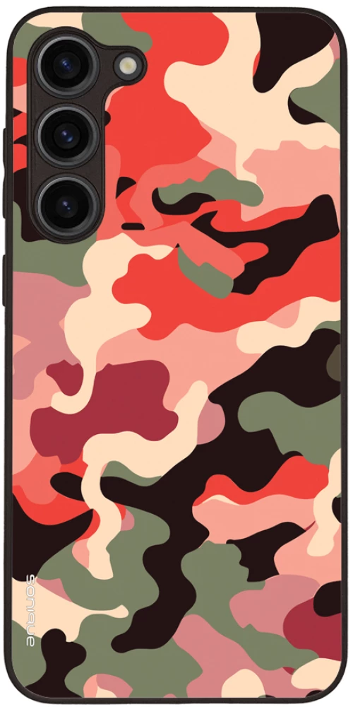 Θήκη Sonique Camouflage Army Series για Samsung Galaxy S23 Plus Κόκκινο