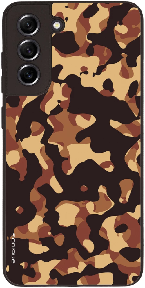 Θήκη Sonique Camouflage Army Series για Samsung Galaxy S21 FE Καφέ 01
