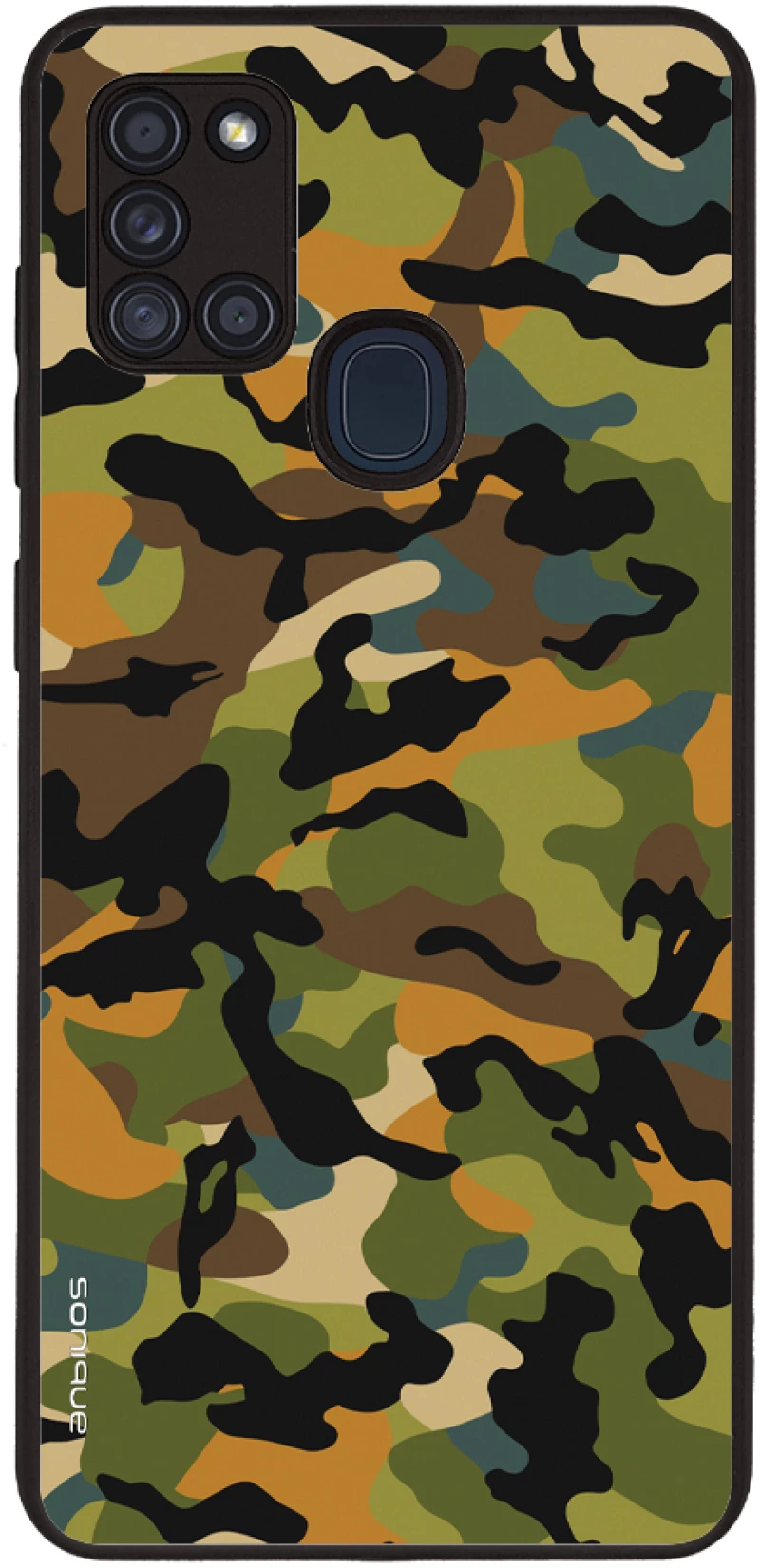 Θήκη Sonique Camouflage Army Series για Samsung Galaxy A21s Πράσινο 01