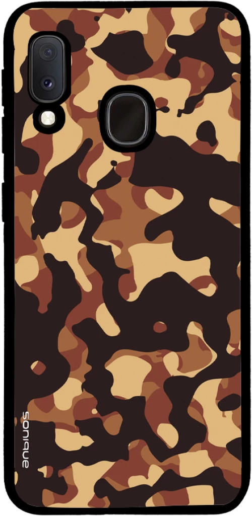 Θήκη Sonique Camouflage Army Series για Samsung Galaxy A20e Καφέ 01