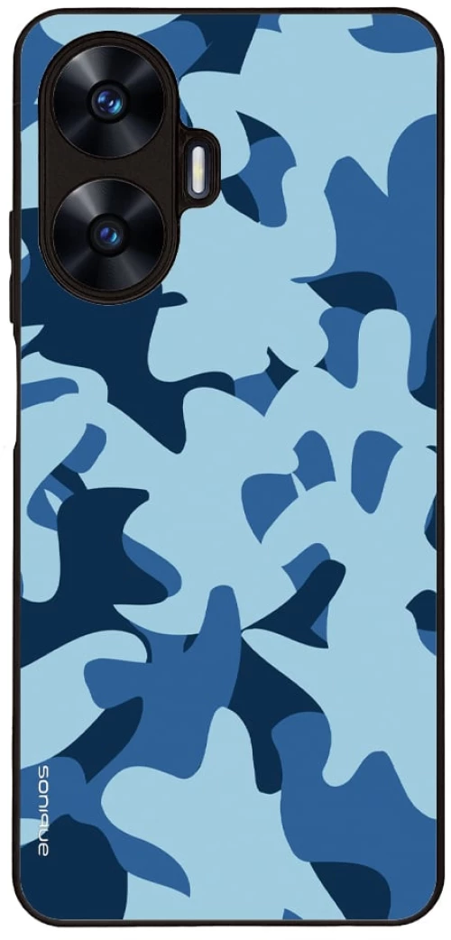 Θήκη Sonique Camouflage Army Series για Realme C55 Μπλε