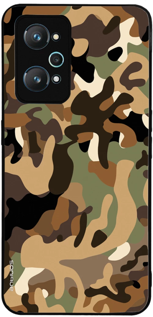 Θήκη Sonique Camouflage Army Series για Realme GT Neo 2 5G / Realme GT 2 5G / Realme GT Neo 3T 5G Καφέ
