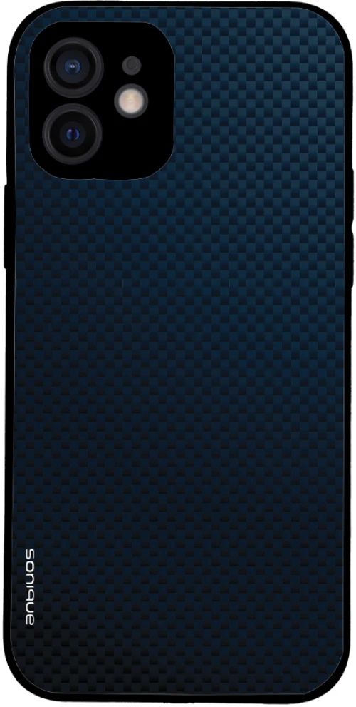 Θήκη Sonique Carbon Series για Apple iPhone 12 Μπλε
