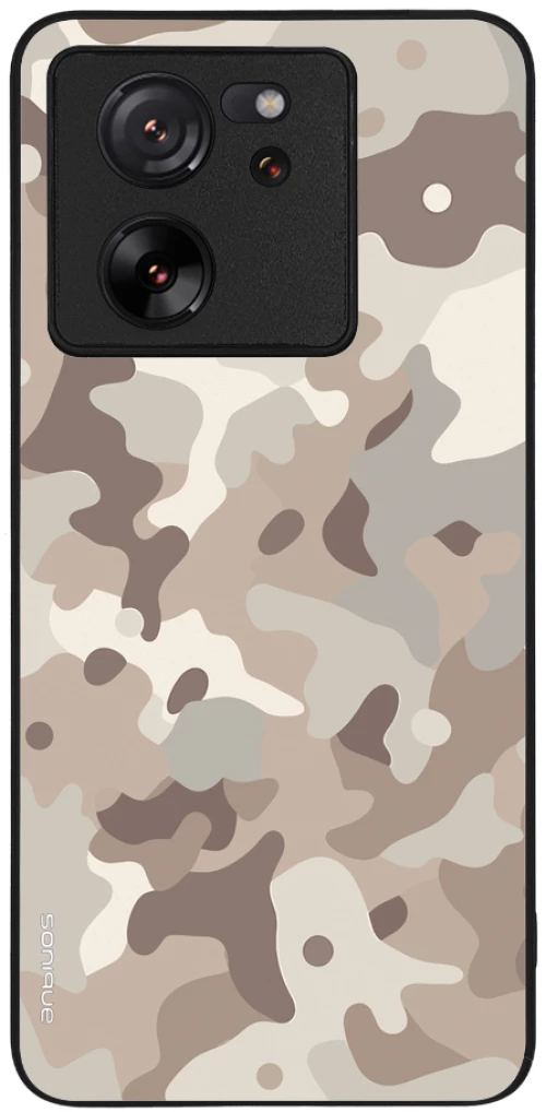 Θήκη Sonique Camouflage Army Series για Xiaomi Xiaomi 13T 5G / Xiaomi 13T Pro 5G Μπεζ