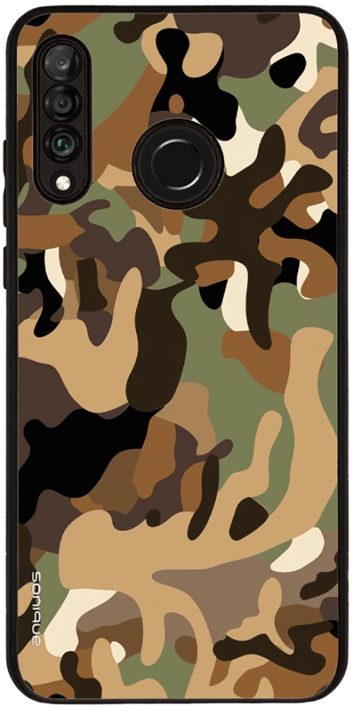 Θήκη Sonique Camouflage Army Series για Huawei P30 Lite Καφέ