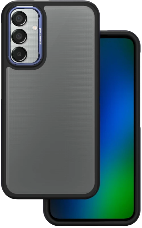 Crystal Black case for Samsung Galaxy M15 5G blue