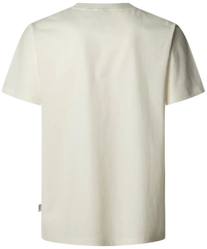 Pepe Jeans ανδρικό βαμβακερό regular t-shirt εκρού PM509933-803 off white