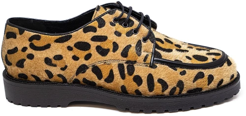 Bigshoes KL10715-20 Δερμάτινο Oxfords Animal Print
