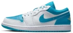 Air Jordan 1 Low Blue 553558-174 Sneaker Μπλε