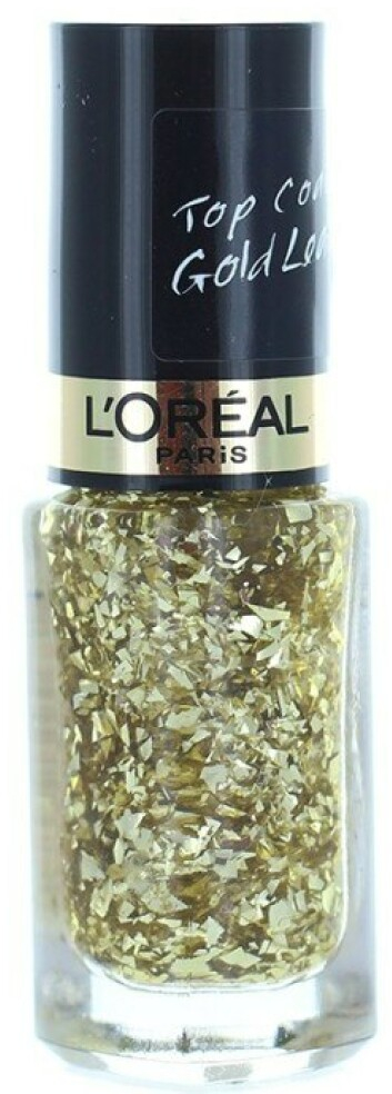 L'Oreal Paris, Color Riche Les Top Coats, Nail Polish, 920, Gold Leaf, 5 ml