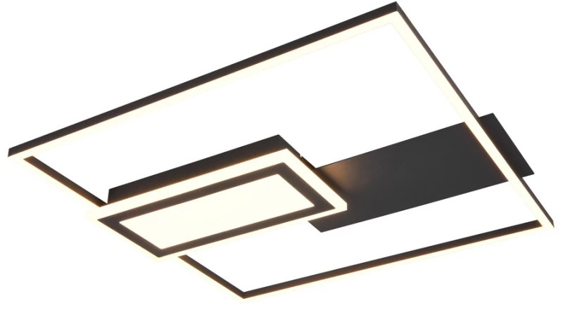 Φωτιστικό Οροφής Reality Lighting -RL SPIRO R67862932 Μαύρο Ματ (Black Mat) 2700 - 6500K