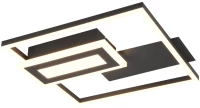 Φωτιστικό Οροφής Reality Lighting -RL SPIRO R67862132 Μαύρο Ματ (Black Mat) 3000K