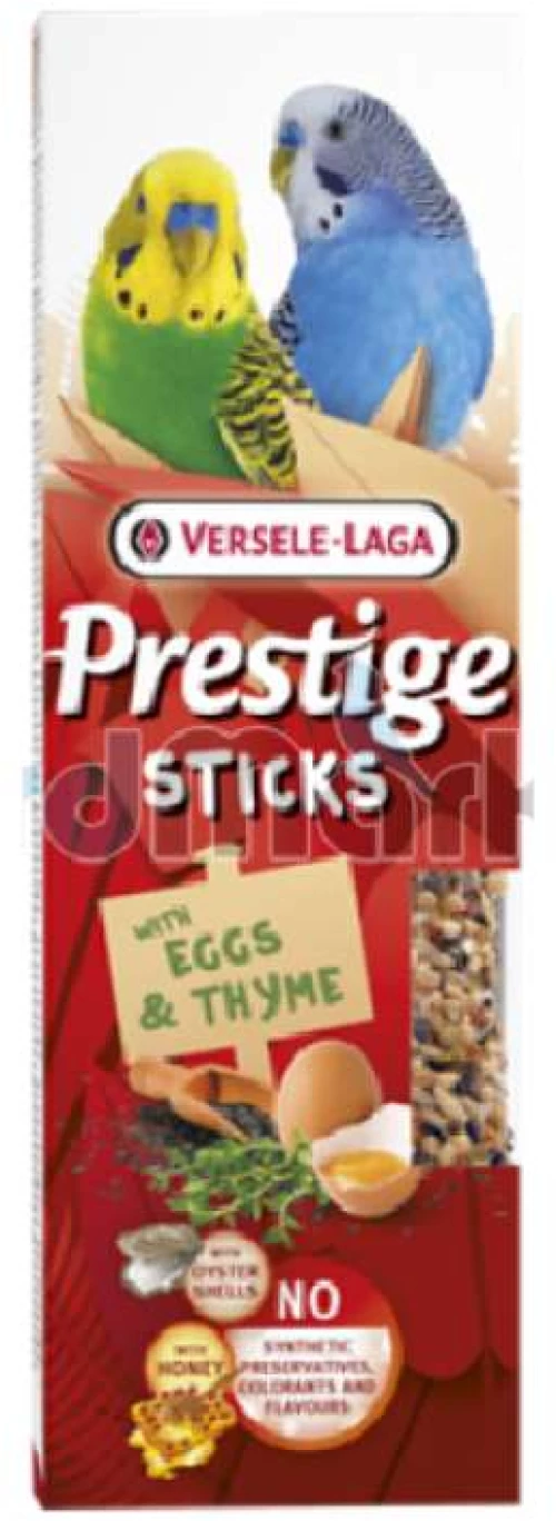 Versele Laga Prestige Sticks Budgies with Eggs & Thyme 2x30gr