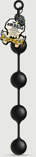 Μεγάλες Πρωκτικές Μπάλες Σιλικόνης XL Silicone Ass Ball Beads - Μαύρες