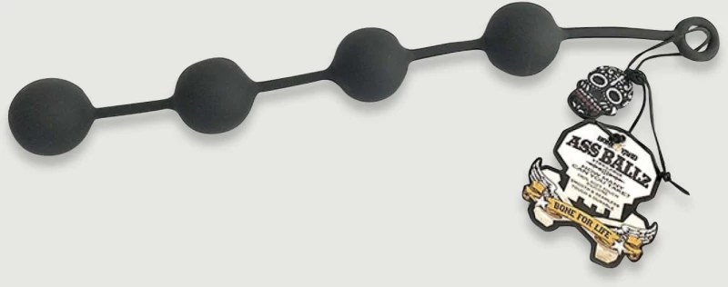 Μεγάλες Πρωκτικές Μπάλες Σιλικόνης XL Silicone Ass Ball Beads - Μαύρες