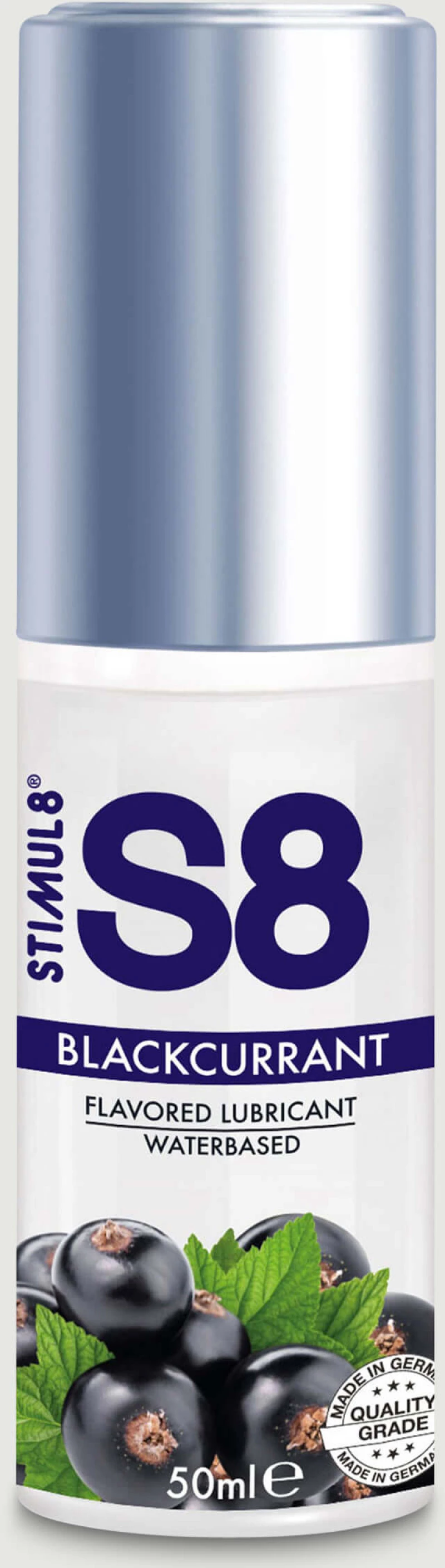Λιπαντικό Νερού με Γεύση Μαύρη Σταφίδα S8 Black Currant Flavored Water Based Lubricant - 50 ml