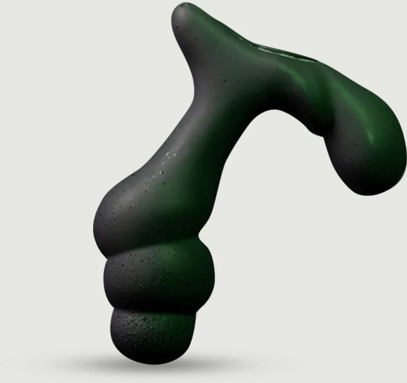Ασύρματος Δονητής Προστάτη Stacked Remote Controlled Vibrating Prostate Massager - Μαύρος