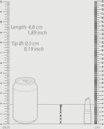 Ανοιχτό Sound Ουρήρθας με Ραβδώσεις Ribbed Hollow Sounding Penis Plug 5 mm - Ασημί