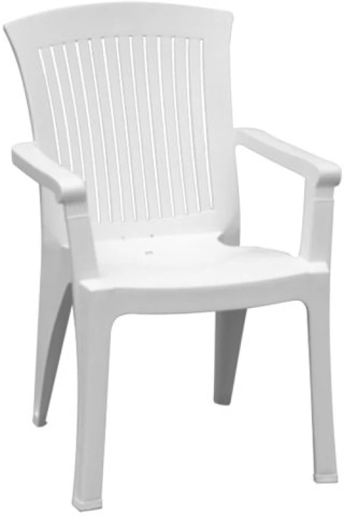 Καρέκλα Πλαστική ΚΛΕΙΩ Λευκή 67x60x89Ycm