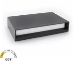 Adeleq Φωτιστικό LED PC Ορθογώνιο Διπλής Κατεύθυνσης 12W CCT IP65 Γραφίτης 9-91218