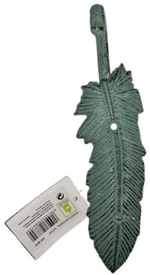Lalos Κρεμάστρα Μαντεμένια 20cm Feather - Φτερό Σκούρο Φυστικί 8870-2