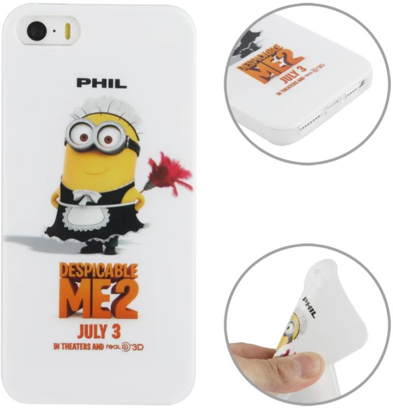 Θήκη TPU με μοτίβο Minions για iPhone 5 & 5s & SE & SE