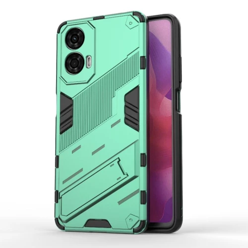 Για Motorola Moto G24 4G Punk Armor 2 σε 1 θήκη τηλεφώνου PC + TPU με θήκη (πράσινο)