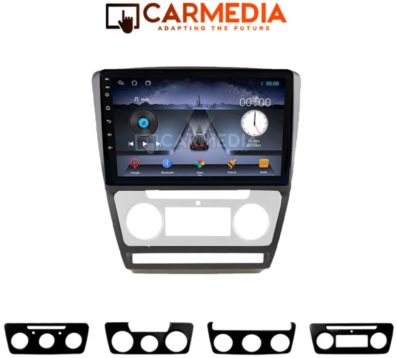 CARMEDIA CM210C-13 TABLET 10'' OEM SKODA OCTAVIA 5 2005-2012 A/C-CLIMA BLACK