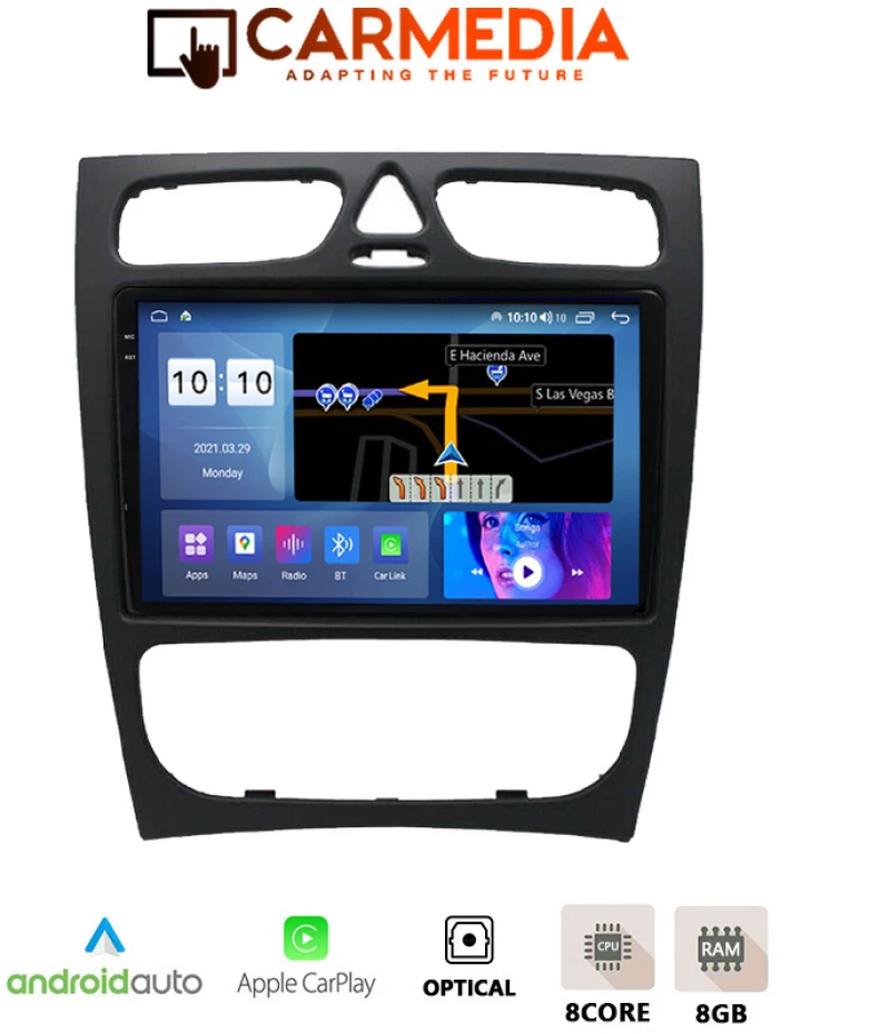CARMEDIA CMDU8095-6 PRO PLUS TABLET 9.5'' OEM MERCEDES C (W203) 1999-2004